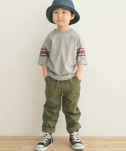 Champion（チャンピオン）の「Champion×DOORS　フットボールTシャツ(KIDS)（Tシャツ/カットソー・キッズ・オフホワイト/グレー系その他・120/105/135）」の11枚目の写真