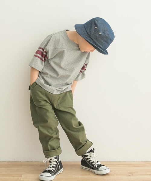 Champion（チャンピオン）の「Champion×DOORS　フットボールTシャツ(KIDS)（Tシャツ/カットソー・キッズ・オフホワイト/グレー系その他・120/105/135）」の13枚目の写真