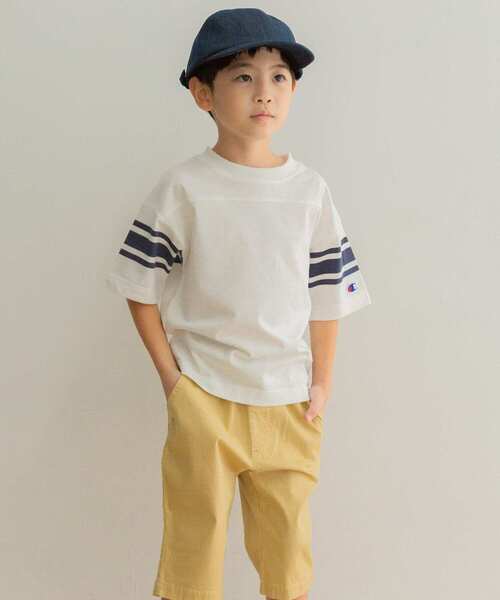 Champion（チャンピオン）の「Champion×DOORS　フットボールTシャツ(KIDS)（Tシャツ/カットソー・キッズ・オフホワイト/グレー系その他・120/105/135）」の21枚目の写真