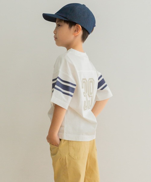 Champion（チャンピオン）の「Champion×DOORS　フットボールTシャツ(KIDS)（Tシャツ/カットソー・キッズ・オフホワイト/グレー系その他・120/105/135）」の22枚目の写真