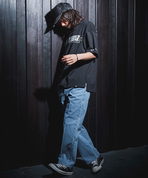 NOISESCAPE(ノイズスケープ)の「mp9927- Denim Material Center Crease Pants デニムパンツ(デニムパンツ・メンズ・ライトインディゴブルー/ダークインディゴブルー・M/XL/L/S)」の15枚目の写真