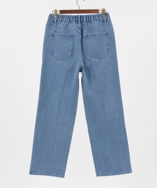 NOISESCAPE(ノイズスケープ)の「mp9927- Denim Material Center Crease Pants デニムパンツ(デニムパンツ・メンズ・ライトインディゴブルー/ダークインディゴブルー・M/XL/L/S)」の3枚目の写真