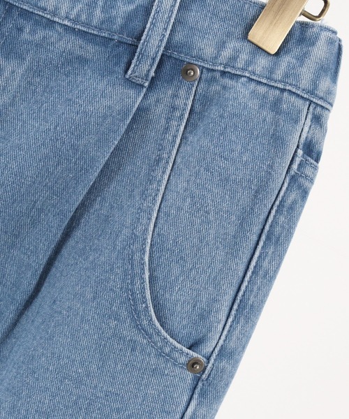 NOISESCAPE(ノイズスケープ)の「mp9927- Denim Material Center Crease Pants デニムパンツ(デニムパンツ・メンズ・ライトインディゴブルー/ダークインディゴブルー・M/XL/L/S)」の5枚目の写真