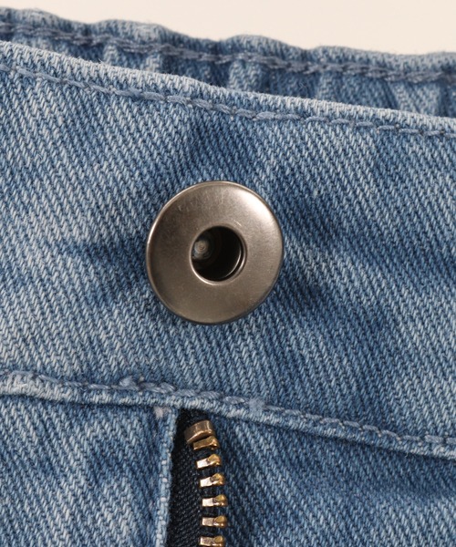 NOISESCAPE(ノイズスケープ)の「mp9927- Denim Material Center Crease Pants デニムパンツ(デニムパンツ・メンズ・ライトインディゴブルー/ダークインディゴブルー・M/XL/L/S)」の8枚目の写真