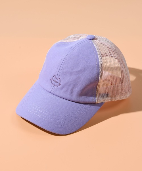 CALIFORNIA OUTFITTERS（カリフォルニア アウトフィッターズ）の「キッズメッシュキャップ（キャップ・キッズ・ブラック/ベージュ/カーキ/ラベンダー・ONE SIZE）」の4枚目の写真