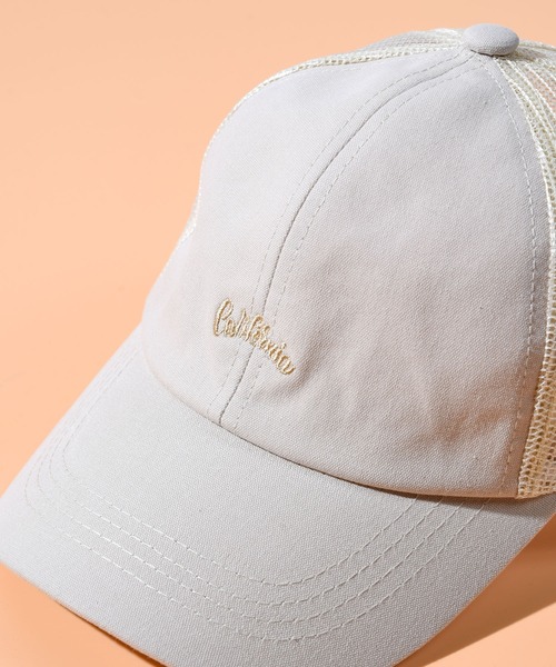 CALIFORNIA OUTFITTERS（カリフォルニア アウトフィッターズ）の「キッズメッシュキャップ（キャップ・キッズ・ブラック/ベージュ/カーキ/ラベンダー・ONE SIZE）」の9枚目の写真