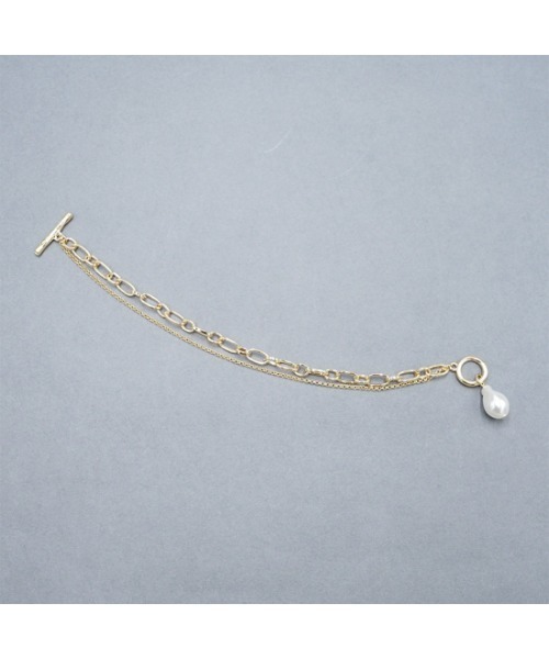 flower（フラワー）の「ダブルチェーンブレスレット（ブレスレット・レディース・ゴールド・FREE）」の6枚目の写真