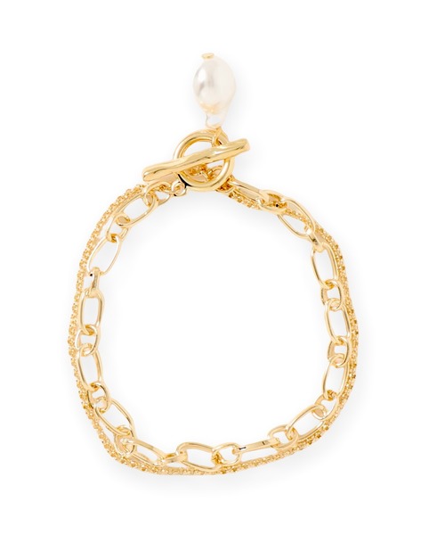 flower（フラワー）の「ダブルチェーンブレスレット（ブレスレット・レディース・ゴールド・FREE）」の8枚目の写真