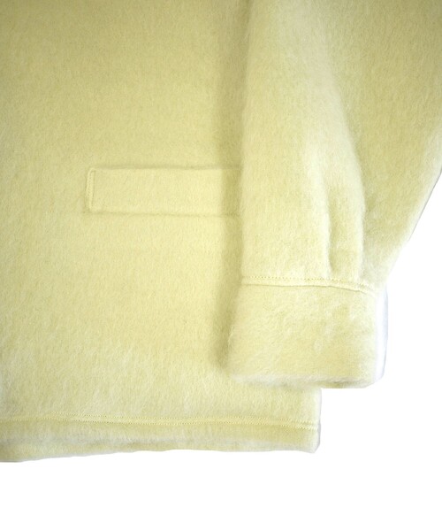 Jieda（ジエダ）の「MOHAIR CARDIGAN（カーディガン/ボレロ・メンズ・ブラック/サックスブルー/イエロー・1/2）」の8枚目の写真