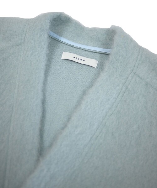 Jieda（ジエダ）の「MOHAIR CARDIGAN（カーディガン/ボレロ・メンズ・ブラック/サックスブルー/イエロー・1/2）」の5枚目の写真