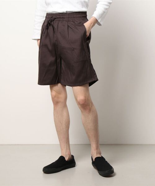 STYLEBLOCK（スタイルブロック）の「無地総柄シェフショートパンツ（その他パンツ・メンズ・ナチュラル/ブラック/ダークブラウン/ネイビー/カーキ/グレー/ベージュ/ブルー系その他/ブルー系その他2/カモフラージュ・M/L/LL）」の3枚目の写真