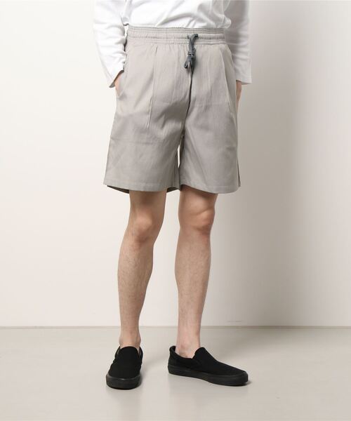 STYLEBLOCK（スタイルブロック）の「無地総柄シェフショートパンツ（その他パンツ・メンズ・ナチュラル/ブラック/ダークブラウン/ネイビー/カーキ/グレー/ベージュ/ブルー系その他/ブルー系その他2/カモフラージュ・M/L/LL）」の2枚目の写真