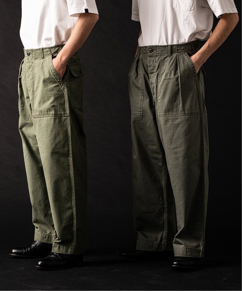 JOURNAL STANDARD(ジャーナルスタンダード)の「【VSシリーズ】 FAT ヘリンボーン ベイカーパンツ(カーゴパンツ・メンズ・カーキ・MEDIUM/LARGE)」の3枚目の写真