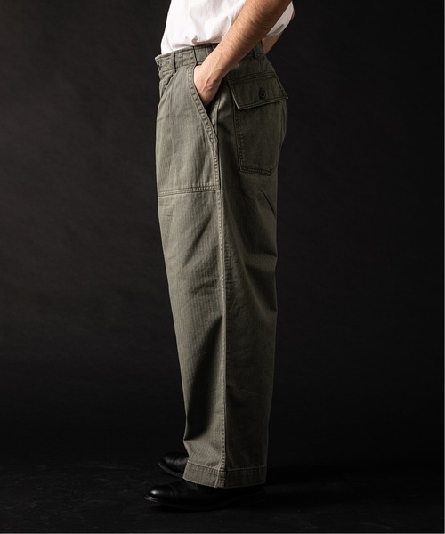 JOURNAL STANDARD(ジャーナルスタンダード)の「【VSシリーズ】 FAT ヘリンボーン ベイカーパンツ(カーゴパンツ・メンズ・カーキ・MEDIUM/LARGE)」の4枚目の写真