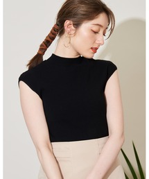 ハイネックノースリニット