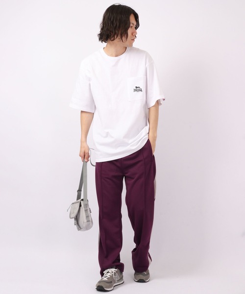 LONSDALE（ロンズデール）の「LONSDALE オーバーサイズ 天竺 コットン ワンポイント刺繍 半袖 Tシャツ 男女兼用（Tシャツ/カットソー・メンズ・ホワイト/ブラック・LL/S/M/L）」の12枚目の写真