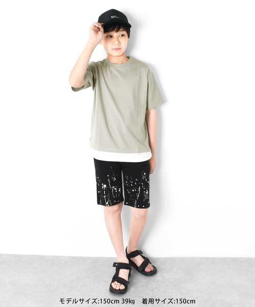 GLAZOS（グラソス）の「スムース・アソート柄ハーフパンツ（その他パンツ・キッズ・カーキ/マルチ/ブルー/ブラック・130cm/150cm/170cm/160cm/140cm）」の8枚目の写真