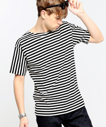 BEAMS LIGHTS Men's | BEAMS LIGHTS / ボートネックボーダーTシャツ(Tシャツ/カットソー)