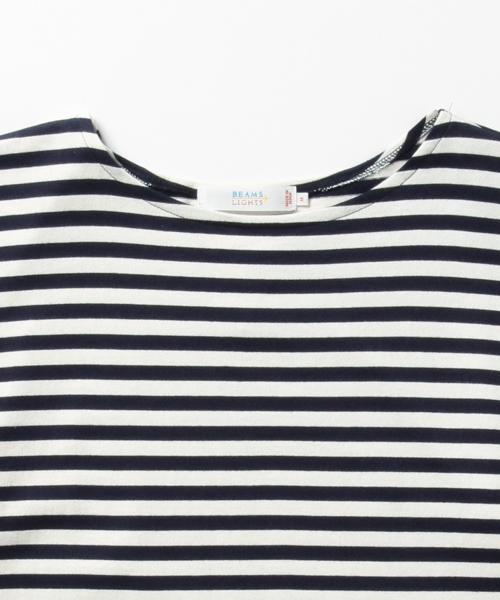 BEAMS LIGHTS Men's（ビームスライツ メンズ）の「BEAMS LIGHTS / ボートネックボーダーTシャツ（Tシャツ/カットソー・メンズ・ブラック/ネイビー・MEDIUM/LARGE/SMALL）」の17枚目の写真