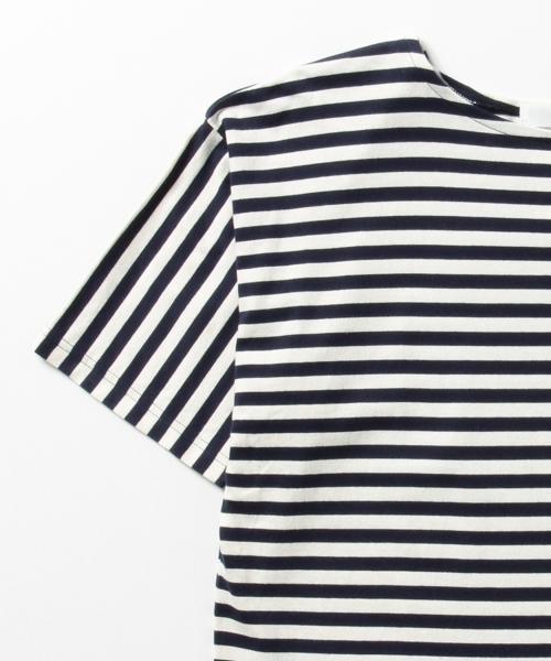 BEAMS LIGHTS Men's（ビームスライツ メンズ）の「BEAMS LIGHTS / ボートネックボーダーTシャツ（Tシャツ/カットソー・メンズ・ブラック/ネイビー・MEDIUM/LARGE/SMALL）」の18枚目の写真