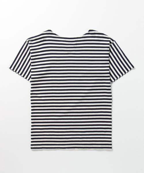 BEAMS LIGHTS Men's（ビームスライツ メンズ）の「BEAMS LIGHTS / ボートネックボーダーTシャツ（Tシャツ/カットソー・メンズ・ブラック/ネイビー・MEDIUM/LARGE/SMALL）」の12枚目の写真