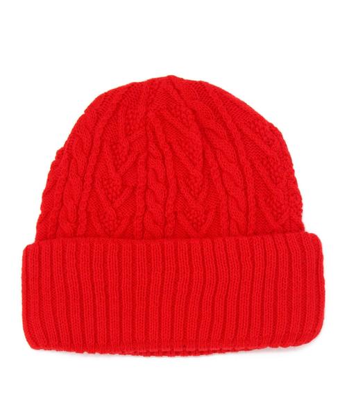 coen（コーエン）の「【coen kids】コットンニットワッチ（ニットキャップ）（ニットキャップ/ビーニー・キッズ・ブラック/ナチュラル/レッド/イエロー/ロイヤルブルー・フリー）」の10枚目の写真