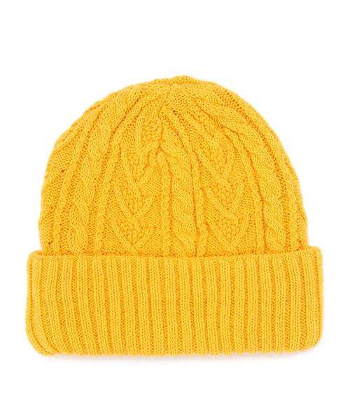 coen（コーエン）の「【coen kids】コットンニットワッチ（ニットキャップ）（ニットキャップ/ビーニー・キッズ・ブラック/ナチュラル/レッド/イエロー/ロイヤルブルー・フリー）」の6枚目の写真