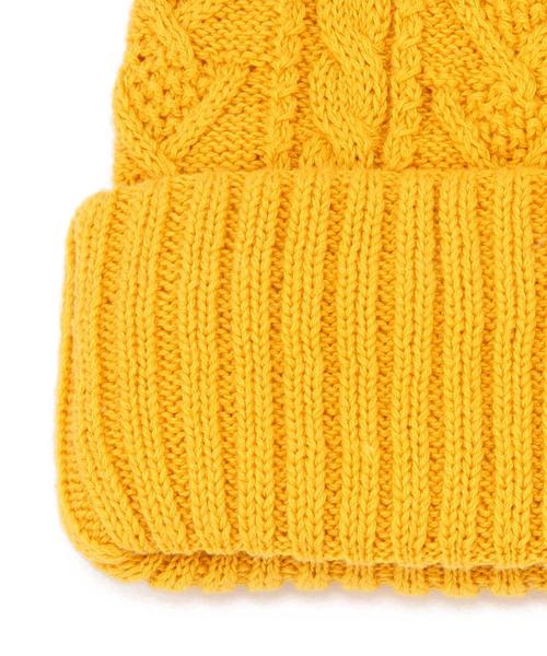 coen（コーエン）の「【coen kids】コットンニットワッチ（ニットキャップ）（ニットキャップ/ビーニー・キッズ・ブラック/ナチュラル/レッド/イエロー/ロイヤルブルー・フリー）」の8枚目の写真