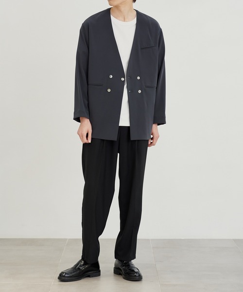 ハグオーワー⭐︎ノーカラージャケット　タグ付き新品 オルタネイトノーカラージャケット（ノーカラージャケット）｜PUBLIC