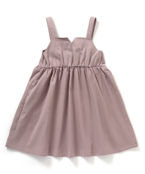 apres les cours（アプレレクール）の「WEB限定 バックリボンジャンパースカート（スカート・キッズ・ピンク/ミント/ドット・130/110/100/90/80/140/120）」の10枚目の写真