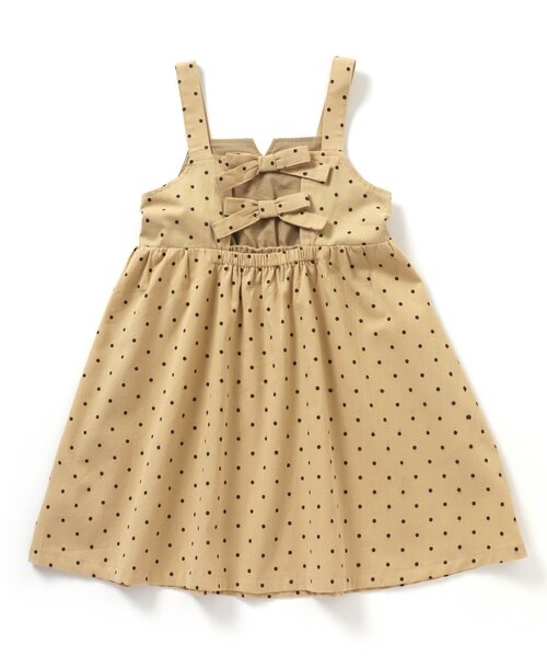 apres les cours（アプレレクール）の「WEB限定 バックリボンジャンパースカート（スカート・キッズ・ピンク/ミント/ドット・130/110/100/90/80/140/120）」の6枚目の写真