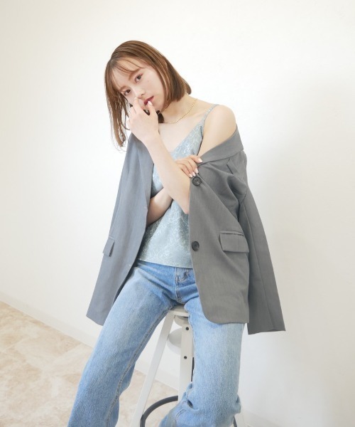 miu miu アイボリー ビスチェ ノースリーブ キャミソール UNTITLED タンクトップ ノースリーブ 「セットアップ可能
