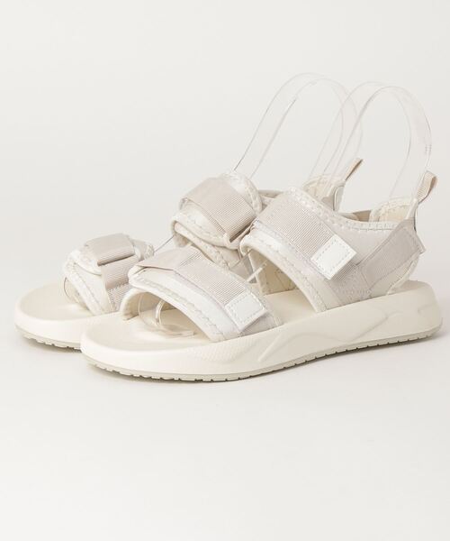 E.TOKYO（イートーキョー）の「E.TOKYO /厚底スポーツサンダル (XSYD0730)（サンダル・レディース・ホワイト/ブラック・38/37/35/39/40/36）」の2枚目の写真