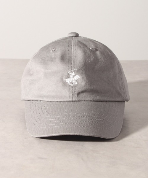 BEVERLY HILLS POLO CLUB（ビバリーヒルズポロクラブ）の「【Beverly Hills Polo Club/ビバリーヒルズポロクラブ】ポニー刺繍ロゴ ローキャップ（キャップ・メンズ・ブラック/ベージュ/ネイビー/ブルー/ブラック系その他/グレー/グリーン/インディゴブルー・FREE）」の4枚目の写真