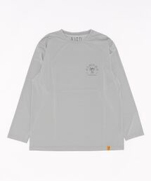 ALMOND（アーモンド）の「SURF RASHGUARD L/S TEE/アーモンド長袖ラッシュガード(水着)（ラッシュガード）」