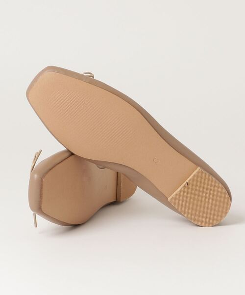 Aunt Marie's(アントマリーズ)の「スクエアトゥリボンバレエシューズ(パンプス・レディース・ブラック/ベージュ・S/M/L)」の6枚目の写真