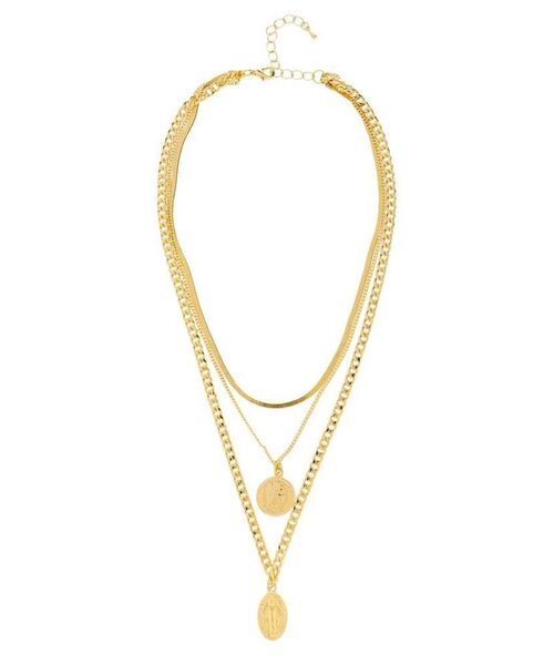 EVRIS（エヴリス）の「METAL COIN 3連ネックレス（ネックレス・レディース・シルバー/ゴールド・FREE）」の8枚目の写真