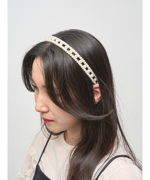 FURFUR（ファーファー）の「パールカチューシャ（カチューシャ）」 - WEAR