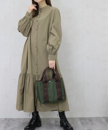 Per sist ence/パーシエンス ブロードティアードシャツワンピース