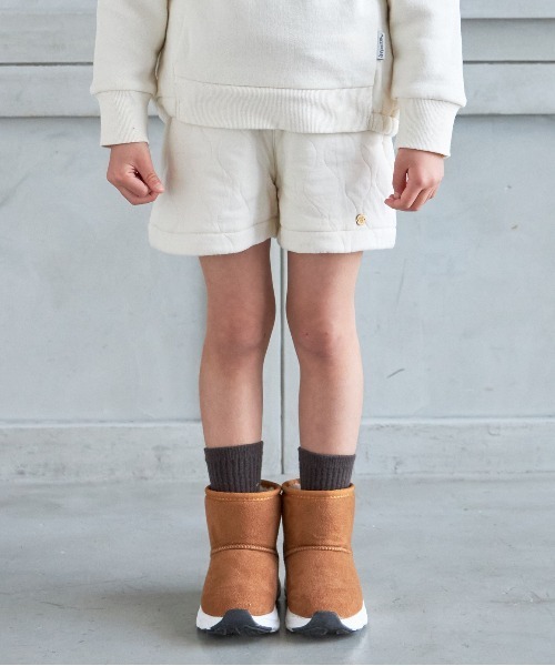 MAKE YOUR DAY(メイクユアデイ)の「キルティングキュロットパンツ■80~140cm(その他パンツ・キッズ・チャコールグレー/アイボリー/カーキ・130/100/90/140/80/120/110)」の3枚目の写真