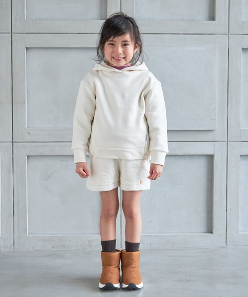 MAKE YOUR DAY(メイクユアデイ)の「キルティングキュロットパンツ■80~140cm(その他パンツ・キッズ・チャコールグレー/アイボリー/カーキ・130/100/90/140/80/120/110)」の7枚目の写真