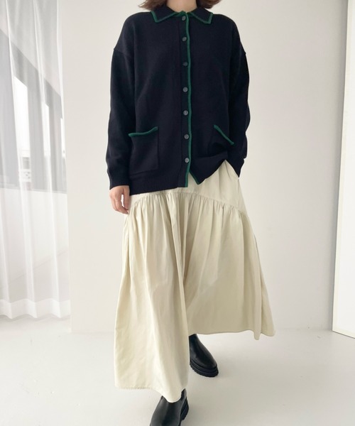 LOWRYS FARM（ローリーズファーム）の「２ＷＡＹティアードスカート　126449（スカート・レディース・ブラック/カーキ/アイボリー・FREE）」の10枚目の写真