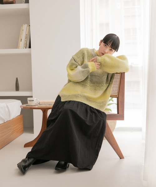 LOWRYS FARM（ローリーズファーム）の「２ＷＡＹティアードスカート　126449（スカート・レディース・ブラック/カーキ/アイボリー・FREE）」の8枚目の写真