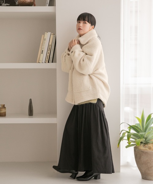 LOWRYS FARM（ローリーズファーム）の「２ＷＡＹティアードスカート　126449（スカート・レディース・ブラック/カーキ/アイボリー・FREE）」の7枚目の写真