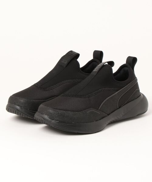 PUMA(プーマ)の「PUMA プーマ ユニセックス ソフトライド フィール スリッポン ワイド ラン(スニーカー・メンズ・ブラック/グレー/ブラック×ホワイト・22.5cm/23.5cm/24.5cm/25.5cm/26.5cm/27.5cm/23.0cm/24.0cm/25.0cm/26.0cm/27.0cm/28.0cm/22.0cm/28.5cm/29.5cm/29.0cm/30.0cm)」の7枚目の写真