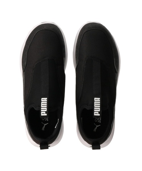PUMA(プーマ)の「PUMA プーマ ユニセックス ソフトライド フィール スリッポン ワイド ラン(スニーカー・メンズ・ブラック/グレー/ブラック×ホワイト・22.5cm/23.5cm/24.5cm/25.5cm/26.5cm/27.5cm/23.0cm/24.0cm/25.0cm/26.0cm/27.0cm/28.0cm/22.0cm/28.5cm/29.5cm/29.0cm/30.0cm)」の12枚目の写真