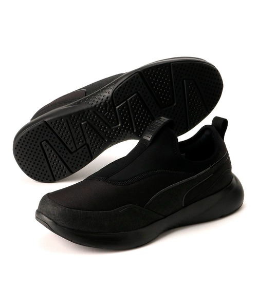 PUMA(プーマ)の「PUMA プーマ ユニセックス ソフトライド フィール スリッポン ワイド ラン(スニーカー・メンズ・ブラック/グレー/ブラック×ホワイト・22.5cm/23.5cm/24.5cm/25.5cm/26.5cm/27.5cm/23.0cm/24.0cm/25.0cm/26.0cm/27.0cm/28.0cm/22.0cm/28.5cm/29.5cm/29.0cm/30.0cm)」の13枚目の写真