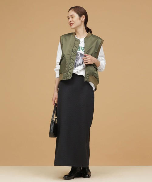 NASA（ナサ）の「NASA/THE UNIVERSE L/S Tee（Tシャツ/カットソー・レディース・チャコール/ホワイト・FREE）」の8枚目の写真