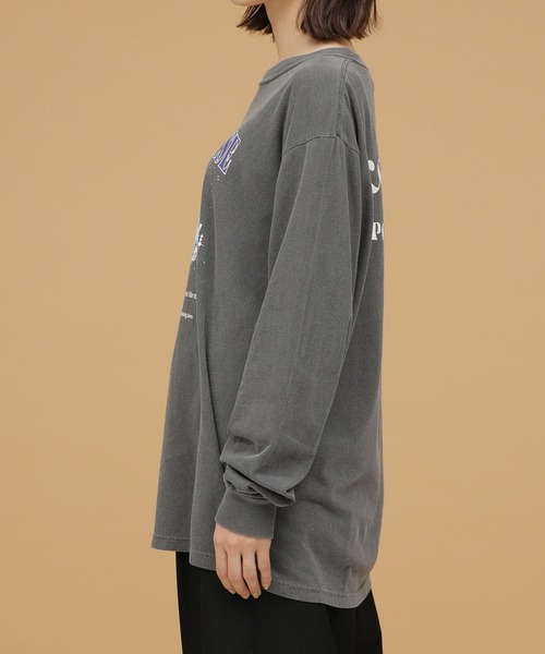 NASA（ナサ）の「NASA/THE UNIVERSE L/S Tee（Tシャツ/カットソー・レディース・チャコール/ホワイト・FREE）」の10枚目の写真