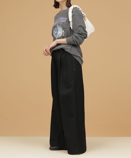 NASA（ナサ）の「NASA/THE UNIVERSE L/S Tee（Tシャツ/カットソー・レディース・チャコール/ホワイト・FREE）」の18枚目の写真